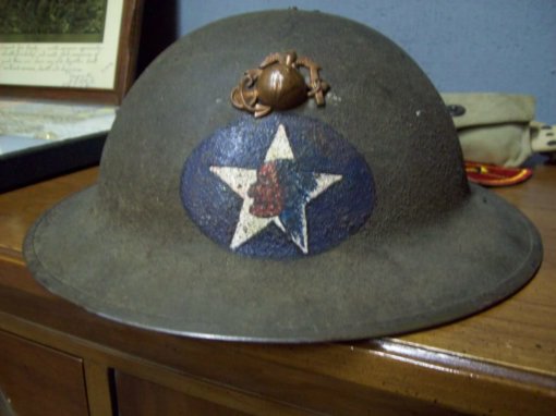 WW1 USMC helmet Famous