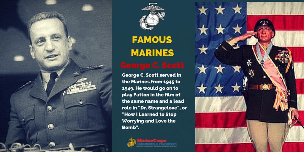 George C. Scott Famous US Marine