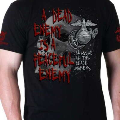 US Marine Corps Blessed be the Peacemakers Shirt