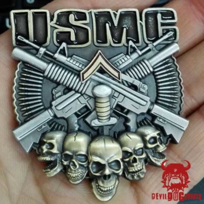 Private First Class Rank Marine Corps Challenge Coin
