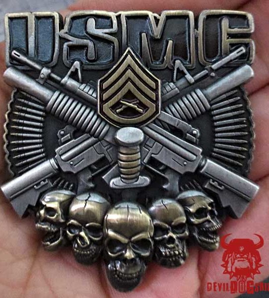 USMC Staff Sergeant Rank Coin