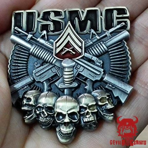 Corporal Marine Corps Rank Challenge Coin