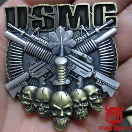 Lt Colonel Marine Corps Rank Challenge Coin
