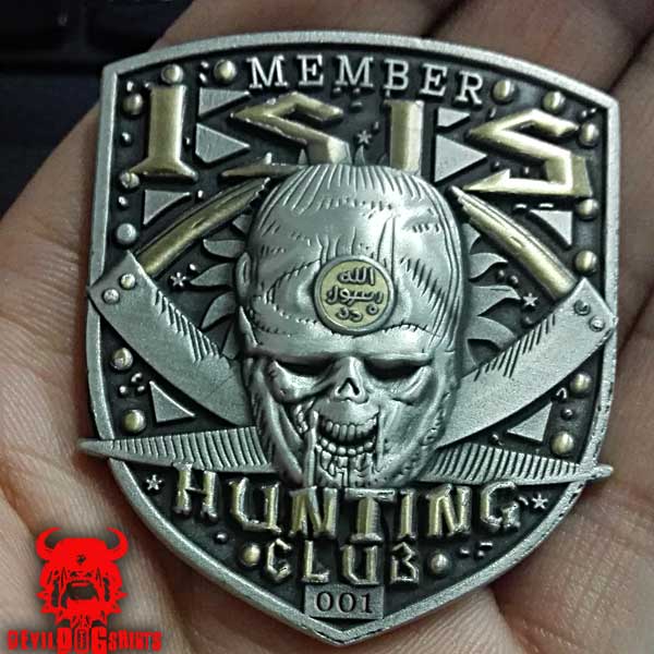 ISIS Hunting Club Member Coin