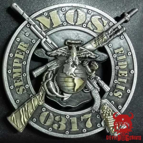 USMC 0317 Scout Sniper MOS Coin