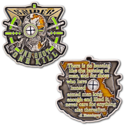 Sniper One Shot One Kill Hunter Of Gunmen Coin