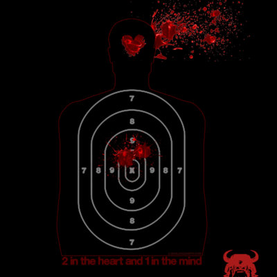 USMC 2 In The Heart One In The Mind Poster