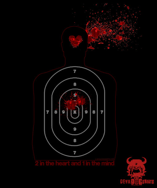 USMC 2 In The Heart One In The Mind Poster
