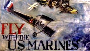 WWI Marine Corps Aviation recruiting poster 