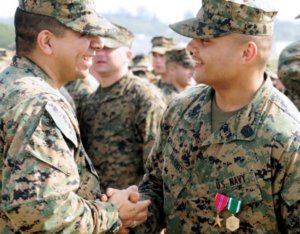 US Navy Corpsman Devil Doc gets awarded for valor