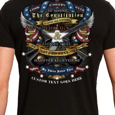 Oath to the US Constitution Shirt