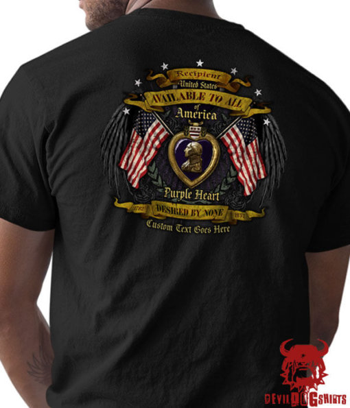 Marine Corps Purple Heart Shirt