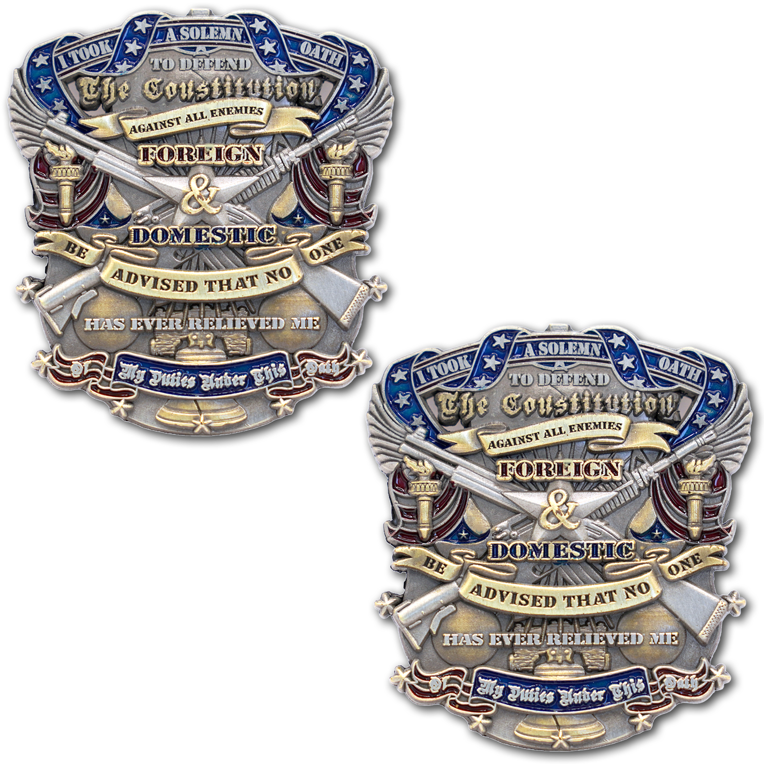 Oath of Enlistment Constitution Commemorative Coin
