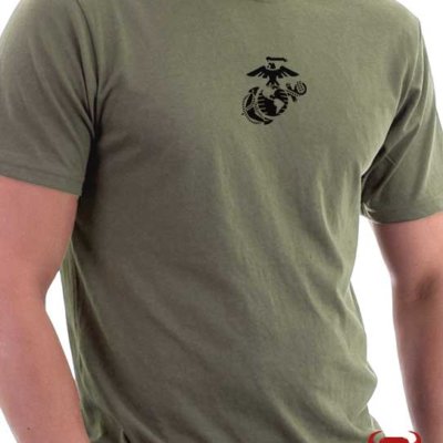 US Marine Dry Fit Devil Dog PT Skivvy Shirt