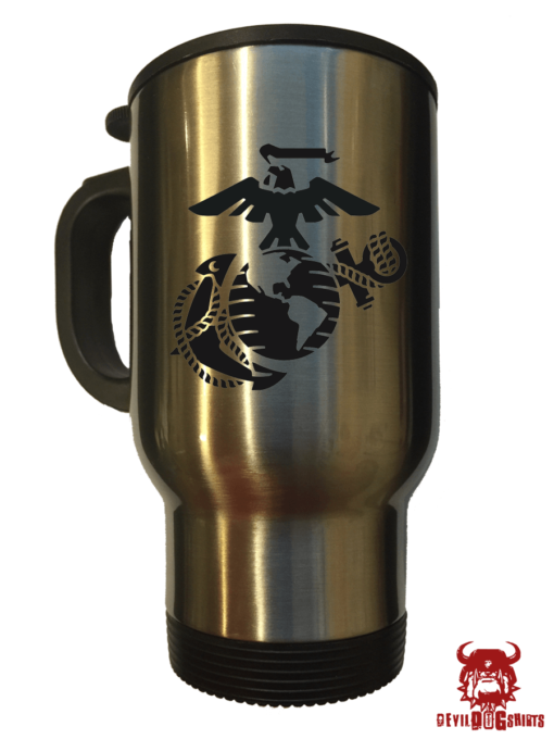 USMC Eagle, Globe, and Anchor Travel Mug