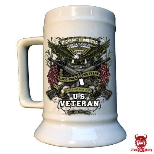 US Veteran Forever I Will Hold the Title Stein