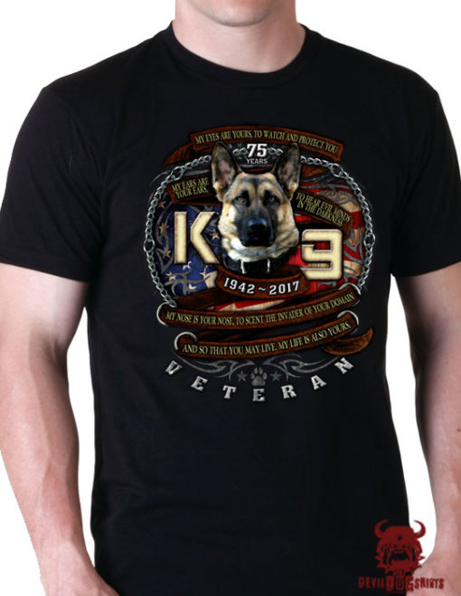 K-9 Veteran Dog Handlers Shirt