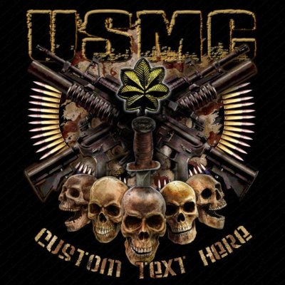 USMC Major Custom Rank Shirt