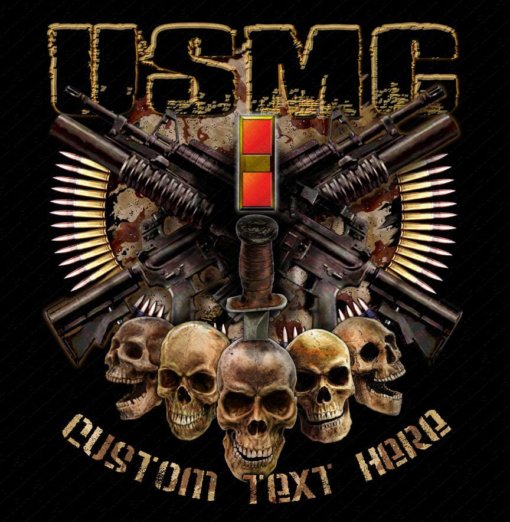 USMC Warrant Officer Custom Rank Shirt