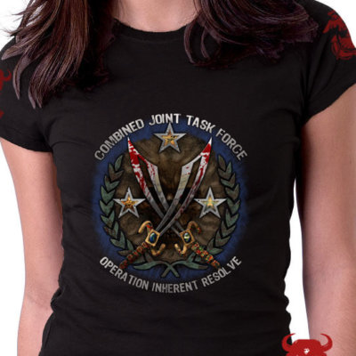 Operation Inherent Resolve One Mission Many Nations Ladies Shirt