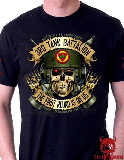 USMC 3rd Tank Battalion Shirt