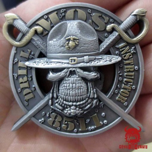 USMC 8511 Drill Instructor MOS Coin (Salty Edition)