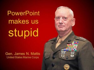 James Mattis on Power Point USMC Polos Marine Shirts