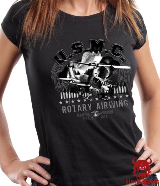 Rotary Air Wing Marine Corps Shirt for Ladies