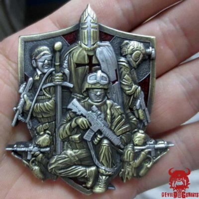 Psalm 144 Warrior Military Commemorative Coin