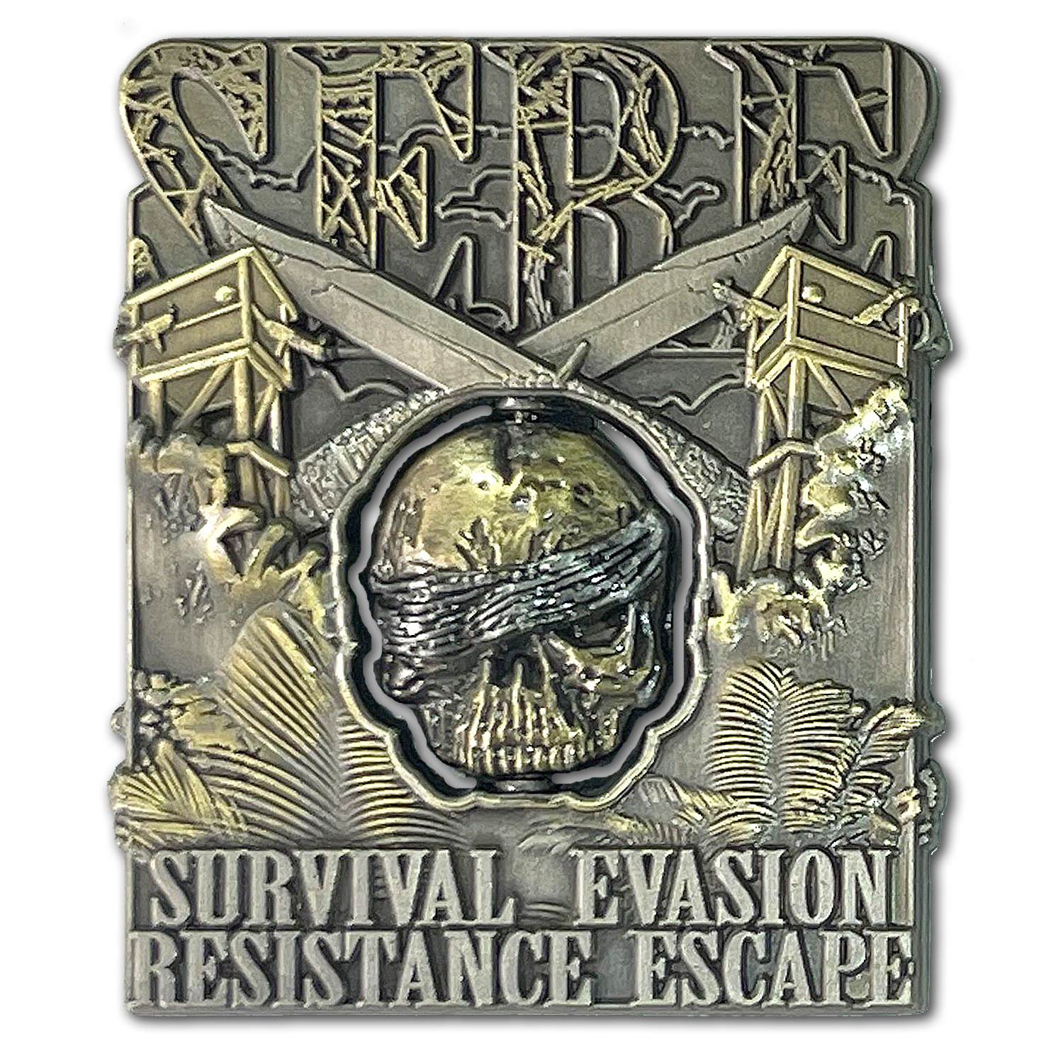 SERE School Devil Dog Veteran Spinner Collectible Challenge Coin