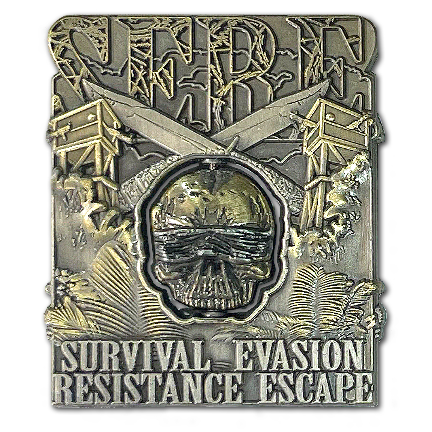 SERE School Devil Dog Veteran Spinner Collectible Challenge Coin