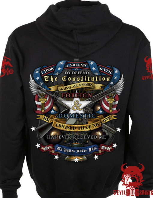 Oath to the US Constitution Hoodie