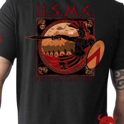 First In Last Out MEU Expeditionary Marine Corps Youth Shirt