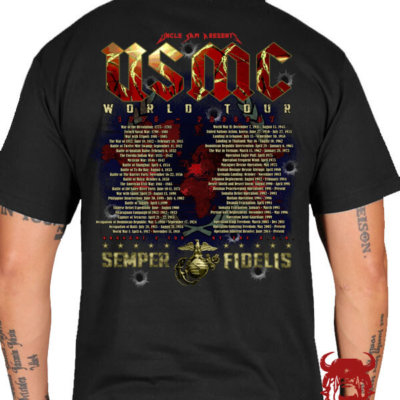 USMC World Tour Marine Corps Shirt