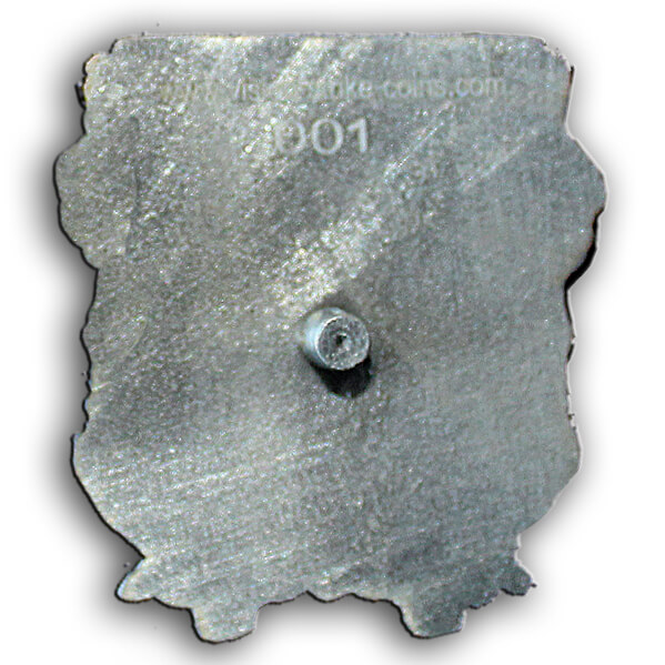 US Veteran Marine Corps Golf Ball Marker back