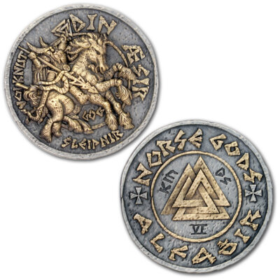 Odin Viking Norse God Marine Corps Challenge Coin