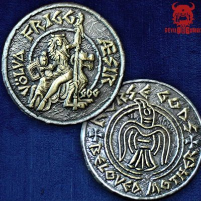 Frigg Viking Norse God Marine Corps Challenge Coin