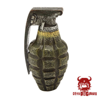 Pineapple Grenade Necklace Military Jewelry