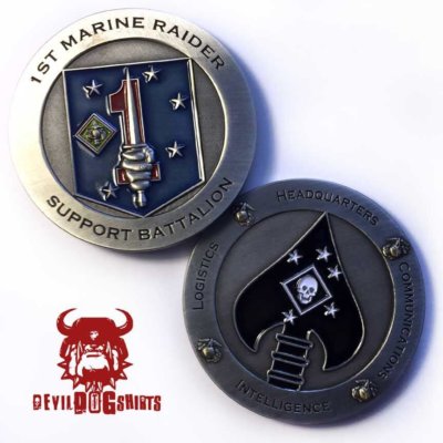 1st Raider Battalion Custom Marine Corps Challenge Coin
