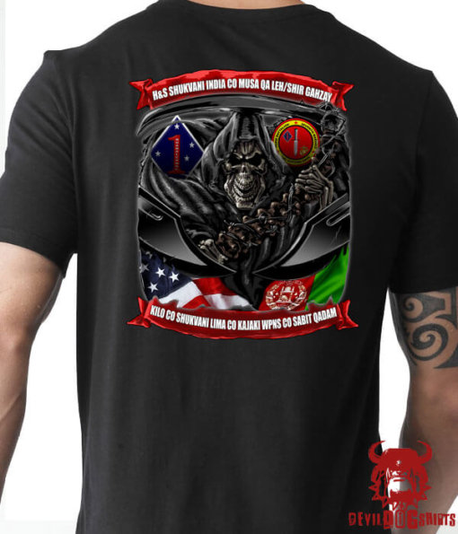 USMC 3-7 Kilo Company Custom Marine Corps Shirt