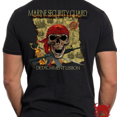 USMC Security Guard Detachment Lisbon Custom Marine Corps Shirt