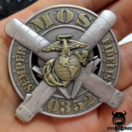 MOS 0352 Anti-Tank Missileman Marine Corps Challenge Coin