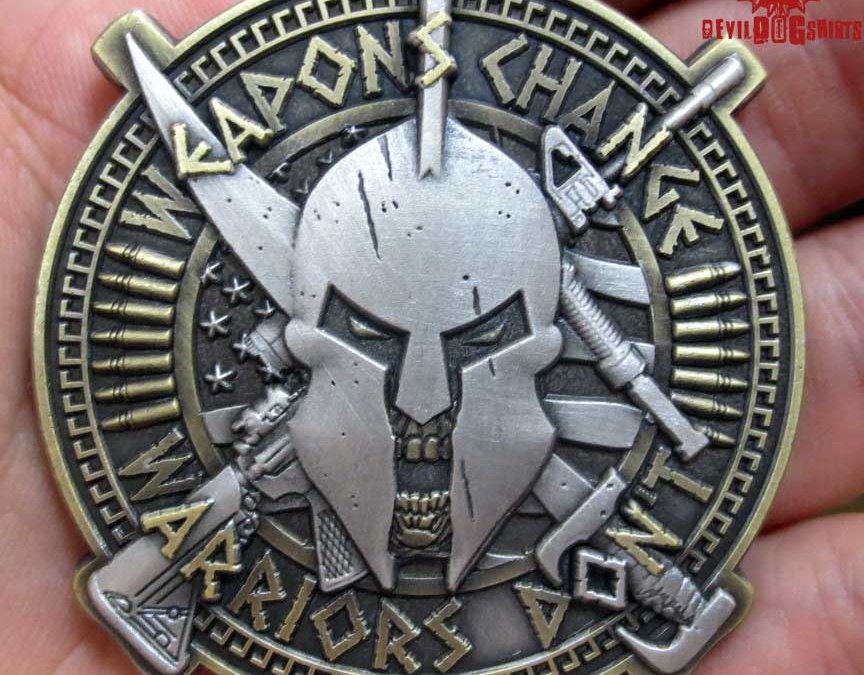 Weapons Change Warriors Don’t Marine Corps Challenge Coin