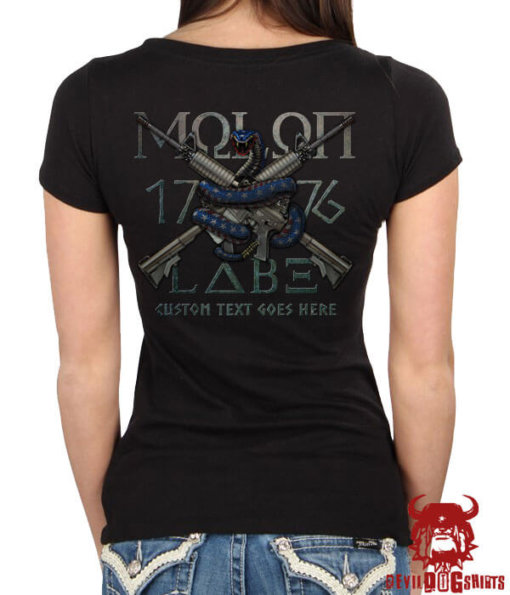 Molon Labe Marine Corps Shirt For Ladies