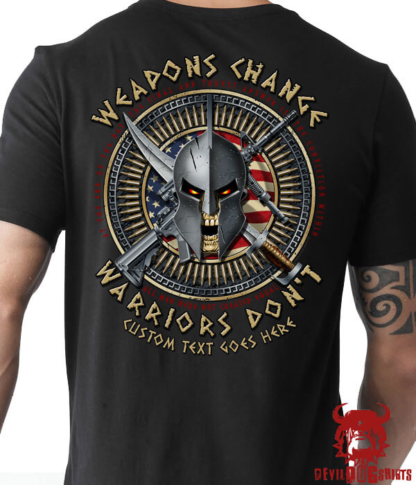 Weapons Change Warriors Don't Marine Corps Shirt