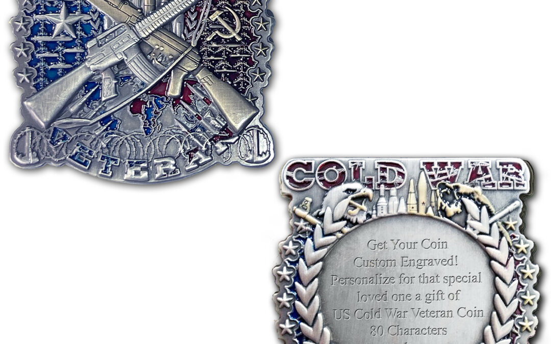 Cold War Veteran Custom Engraved Collectible Challenge Coin