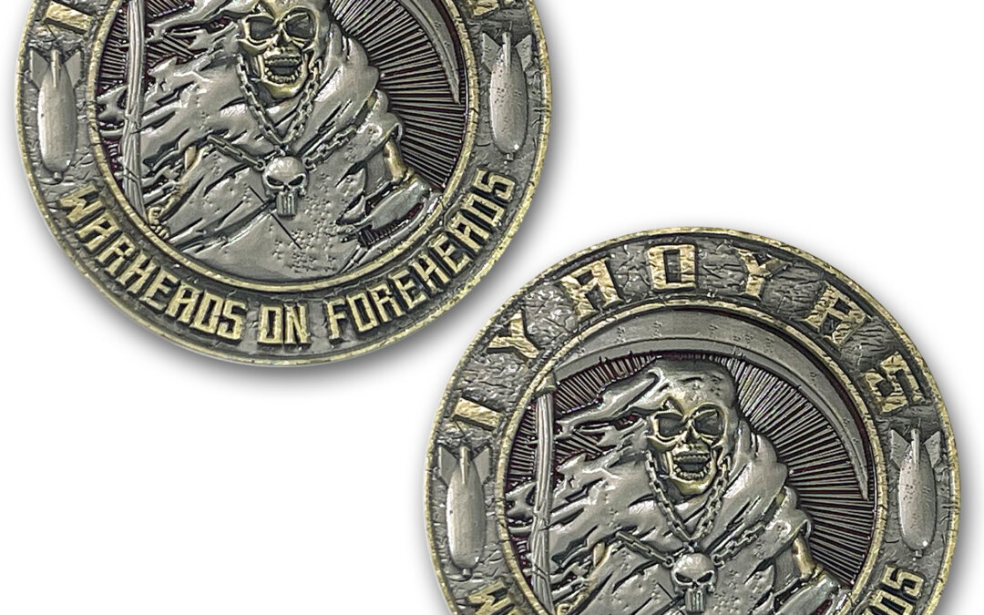 IYAOYAS Warheads On Foreheads Veteran Collectible Challenge Coin