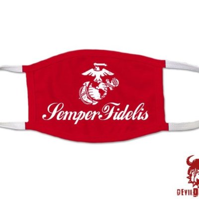 Semper Fidelis USMC Marine Corps Covid Mask