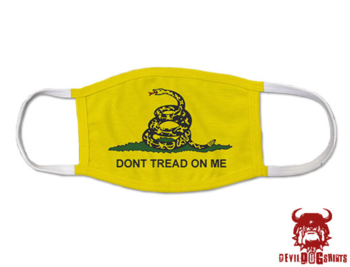 Don't Tread On Me Marine Corps Covid Mask