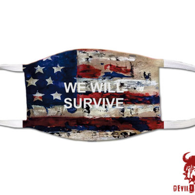 America We Will Survive Marine Corps Covid Mask